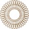 Ekena Millwork Cornelius Wood Fretwork Pierced Ceiling Medallion, Red Oak, 24"OD x 8 7/8"ID x 1/4"T CMWP24X0250CRRO - alternate 5